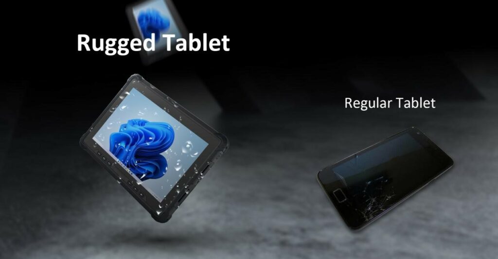 What is the difference between a rugged tablet and a tablet?