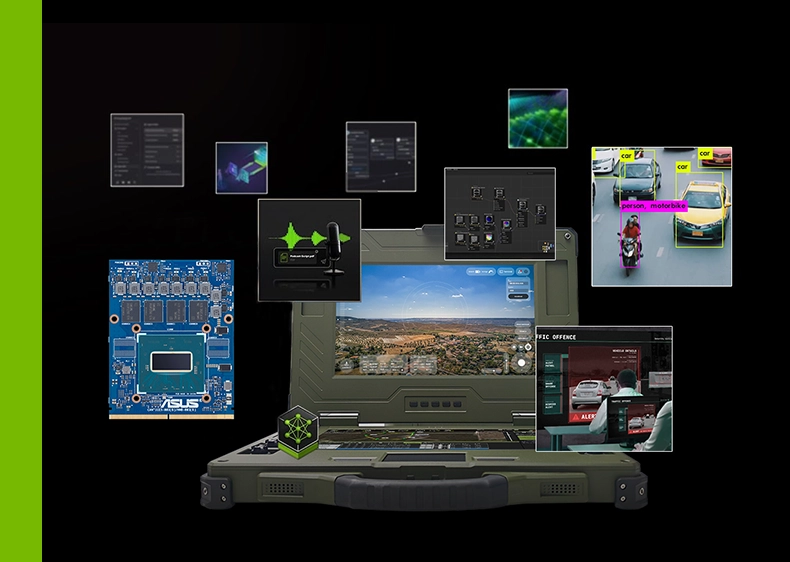 Advanced NVIDIA RTX™ GPU Acceleration for Field Superiority