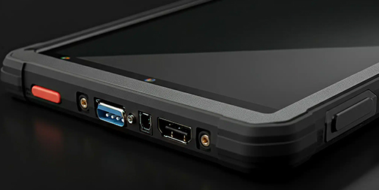 Tablet side view