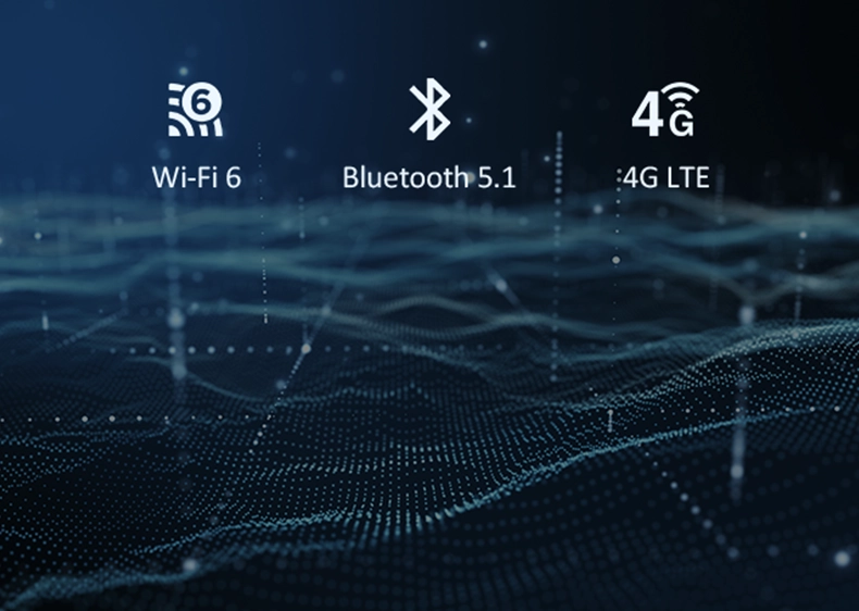 Fast Connectivity with Wi-Fi 6 and Optional 4G LTE