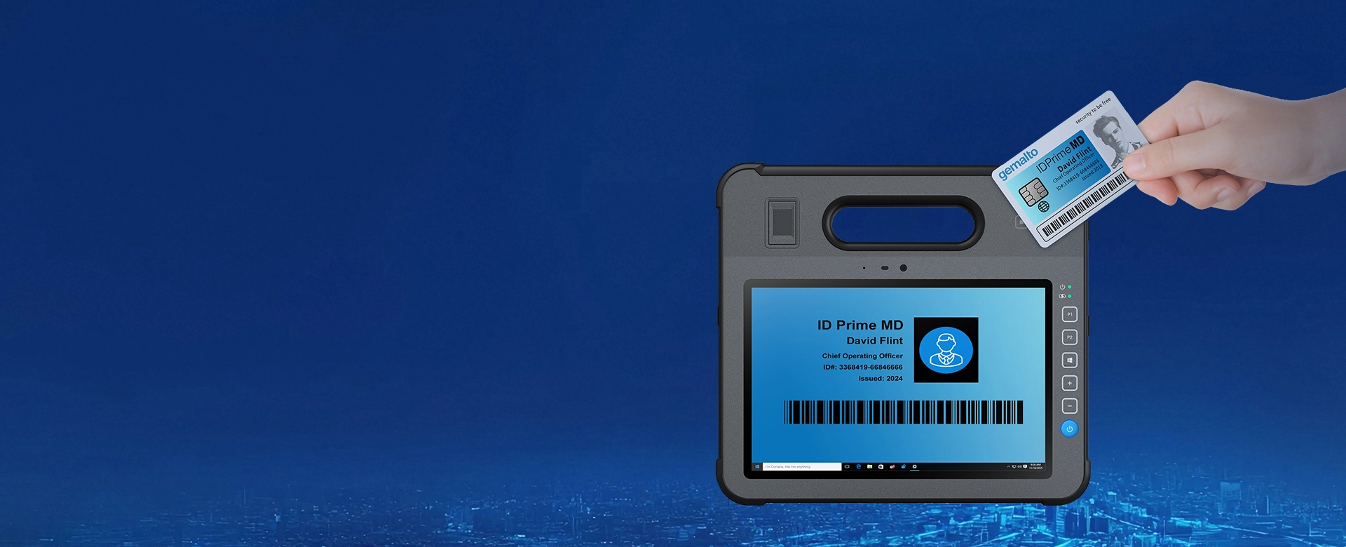 Integrate CAC and Smart Card Reader into Tablet PC