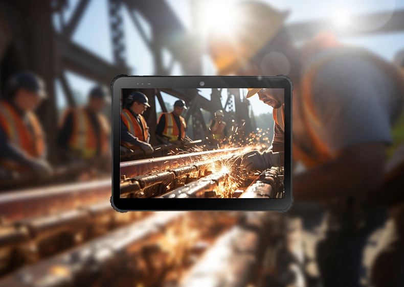Sunlight-Readable Display and Impact Protection