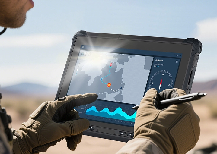 Sunlight-Readable Touchscreen