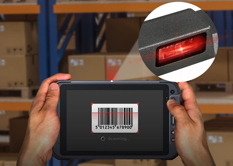 Optional Barcode Scanner for Enhanced Productivity